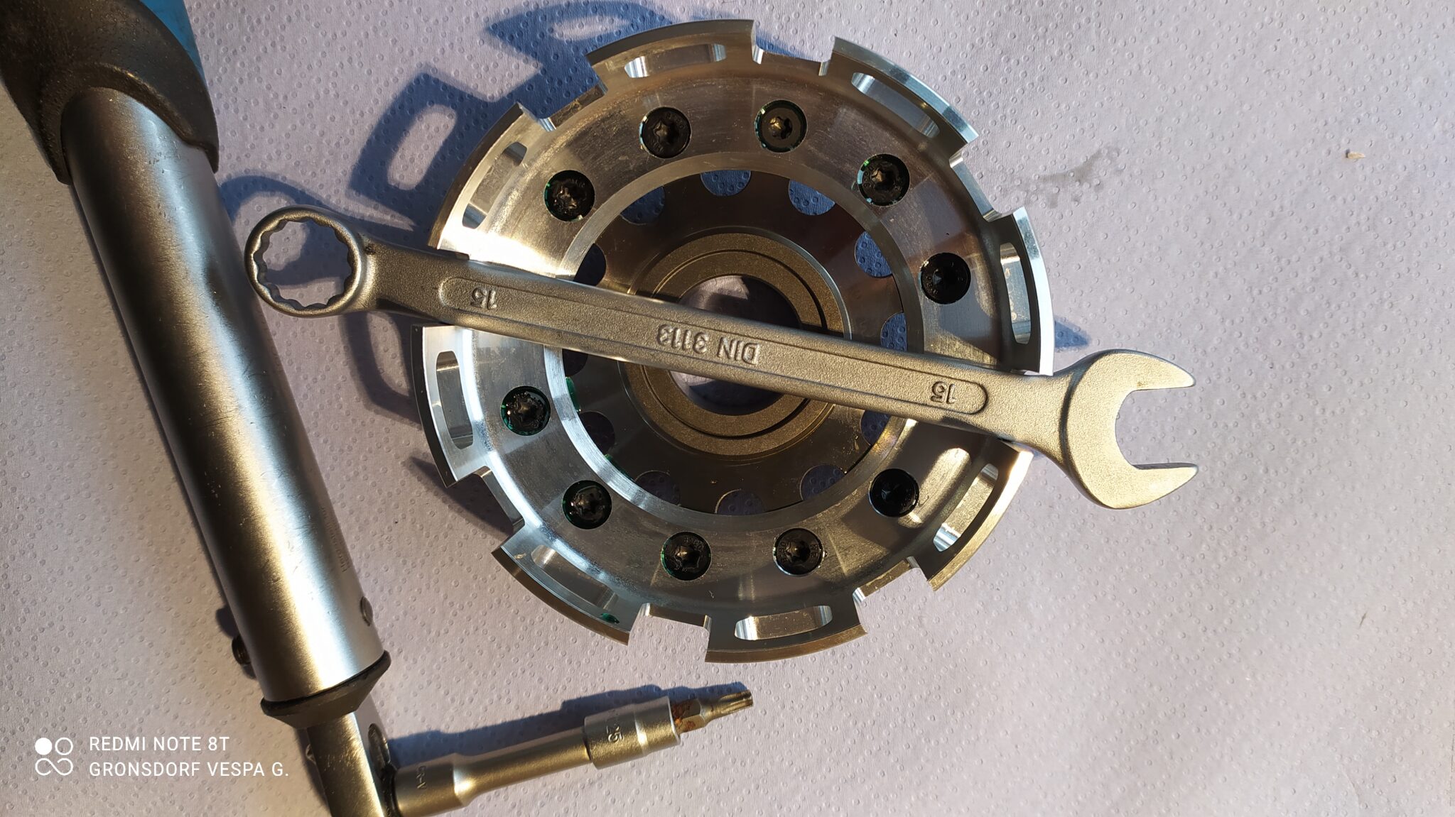 Anleitung Zusammenbau Kupplung SIP Supersport PX mit Standardflansch | Gronsdorf Vespa Garage ...